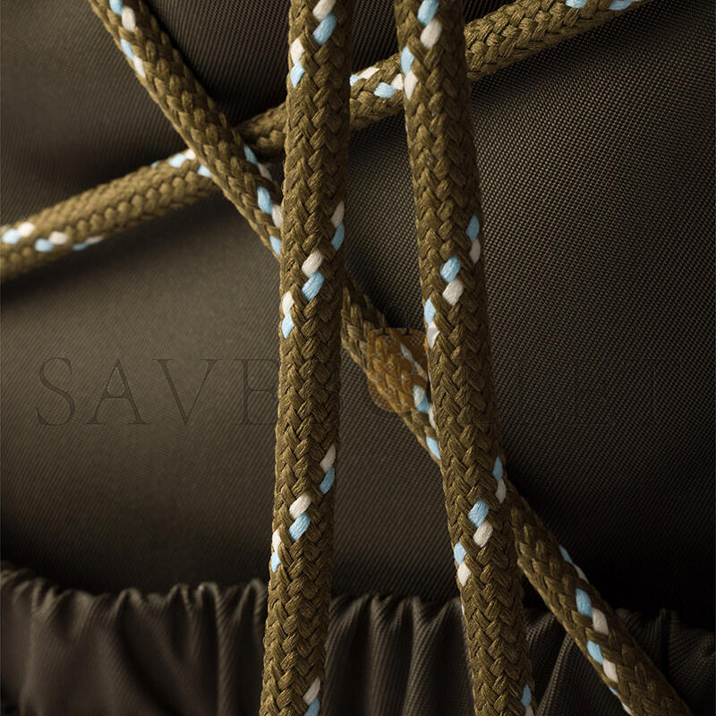 PRADA SPEEDROCK RE-NYLON AND LEATHER BACKPACK 2VZ123 (46*28*22cm)